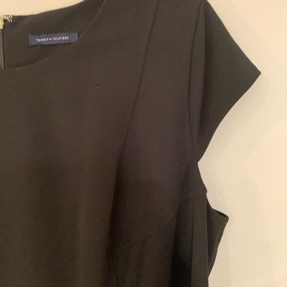 Tommy Hilfiger Classic Black Maxi Sleeveless Zipped Back Dress XL/XXL - Picture 3 of 5